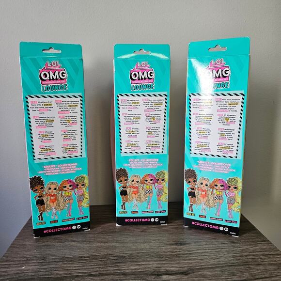 OMG LOL SURPRISE! Bundle Lounge Collection Lady Diva Neonlicious Royal Bee NWT - Picture 3 of 9